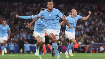 El español Rodri convirtió el 1-0 para el City en el complemento.