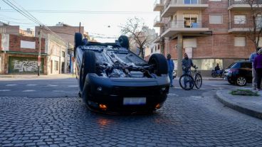 Imagen impactante en Necochea y Pasco.