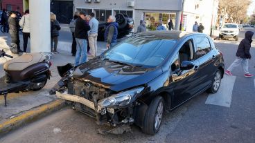 Imagen impactante en Necochea y Pasco.