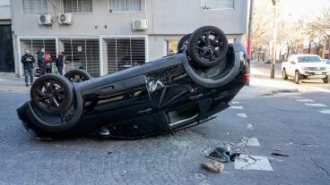 Imagen impactante en Necochea y Pasco.