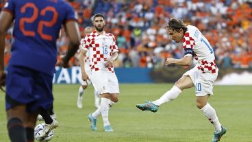 Luka Modric volvió a ser figura y a meter a su selección en una nueva final.