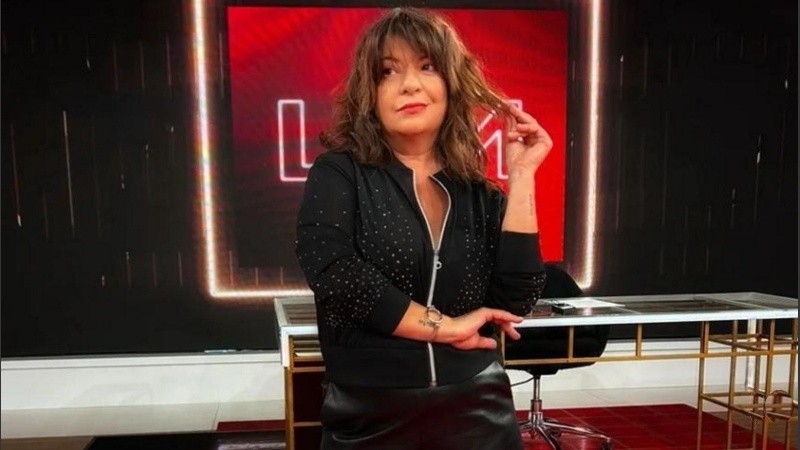 La panelista Andrea Taboada.