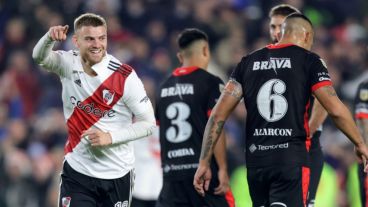 Beltrán, otra vez carta de gol para el conjunto de Demichelis.