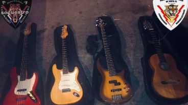 Los instrumentos robados fueron trasladados a la seccional 32ª
