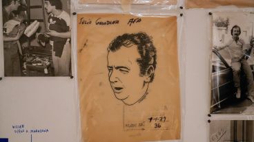 Una caricatura de Julio Grondona.