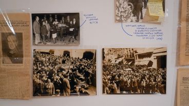 Rosarios en las calles del centro tras la Revolución Libertadora.