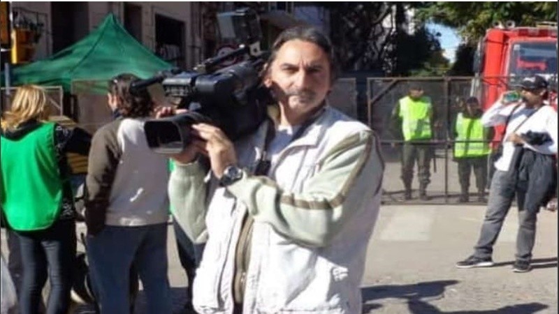 Palomo siempre con la cámara en mano. 