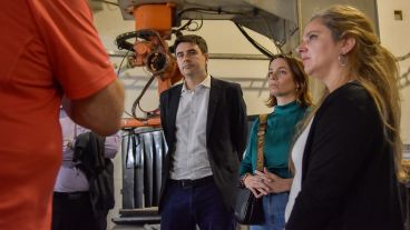 Eduardo Toniolli junto a Lucila De Ponti.