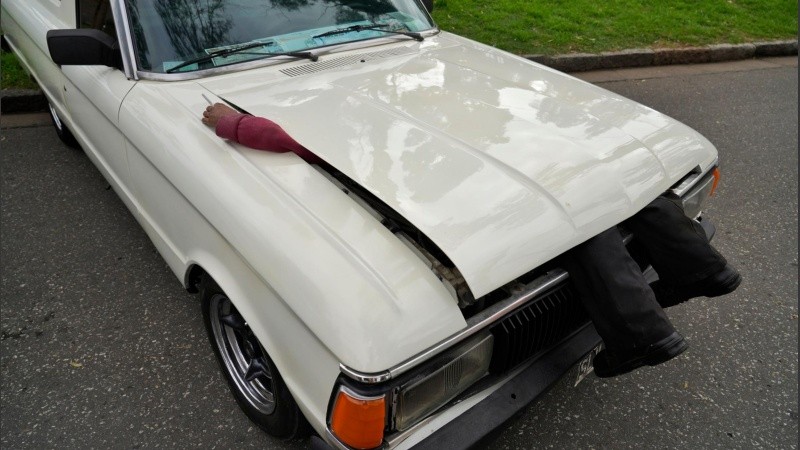 La exhibición de autos antiguos en el Parque de la Independencia.