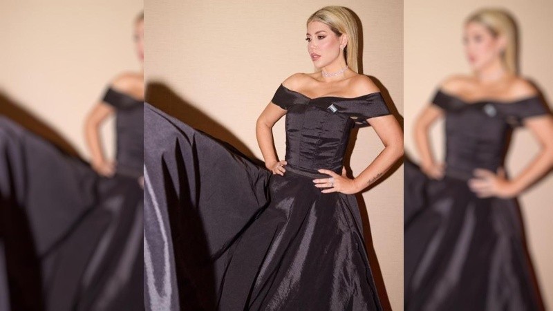 Wanda Nara en los premios Martín Fierro 2023.