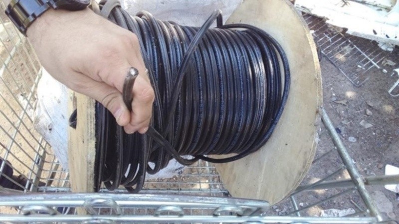 El robo de cables se incrementó de manera exponencial en los últimos años en Rosario.