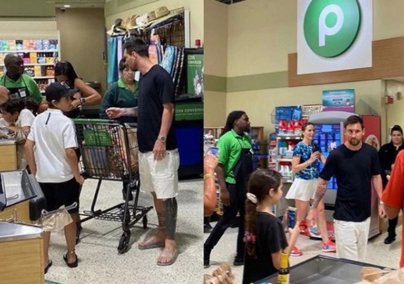 &nbsp;Leo haciendo las compras familiares cuando recién llegaba a Estados Unidos.