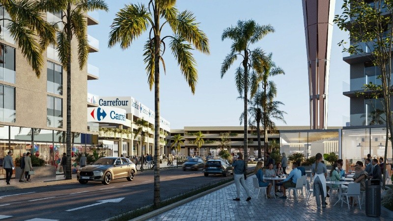 Render de cómo quedará el predio del 