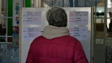 Así se desarrollaban las Paso 2023 en Rosario.