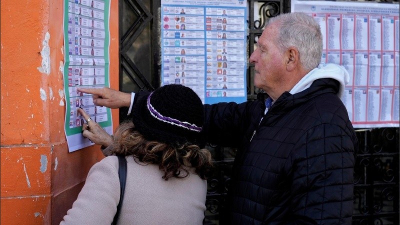 Así se desarrollaban las Paso 2023 en Rosario.