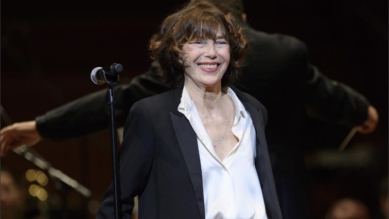 La actriz y cantante Jane Birkin.