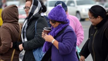 El martes las temperaturas serían similares con mínimas de 1 grado y máxima de 10.
