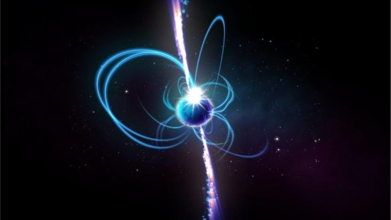 Los magnetares son un tipo de estrella de neutrones.