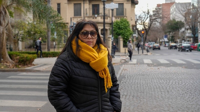 Marcela, la hermana de Fernando, que está internado en coronaria.