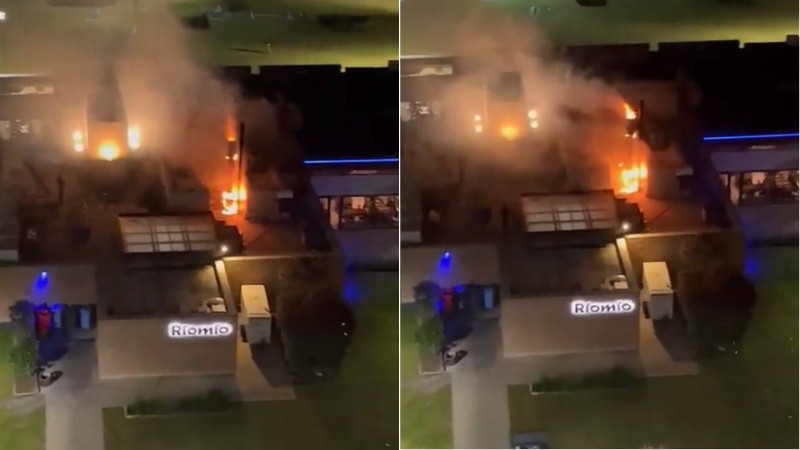 El incendio en Riomio