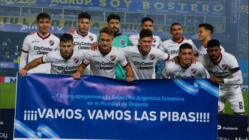 Los once titulares rojinegros que salieron a jugar en la Bombonera este lunes.