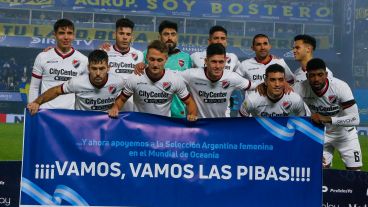 Los once titulares rojinegros que salieron a jugar en la Bombonera este lunes.