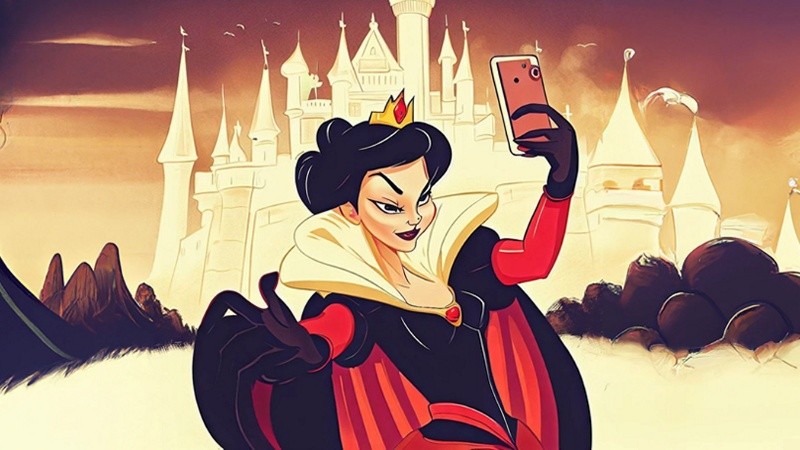 El espejo versus los filtros y, en el centro, los filtros de realidad aumentada.