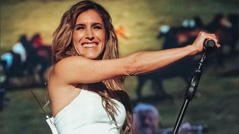 La cantante Soledad.