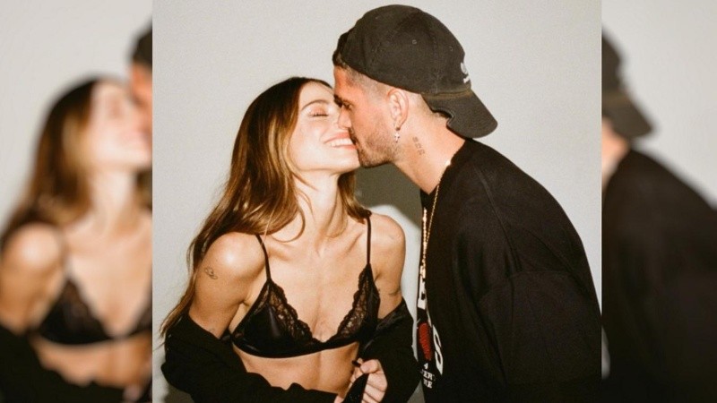 Tini Stoessel y Rodrigo De Paul.