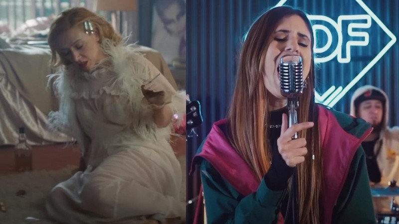 Juliana Gattas y Mica Racciatti.