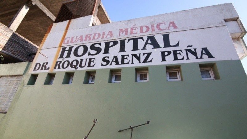 La víctima fue trasladada por una ambulancia al hospital de Laprida y Av. del Rosario.