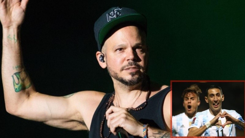 El cantante le dedicó una frase al futbolista rosarino