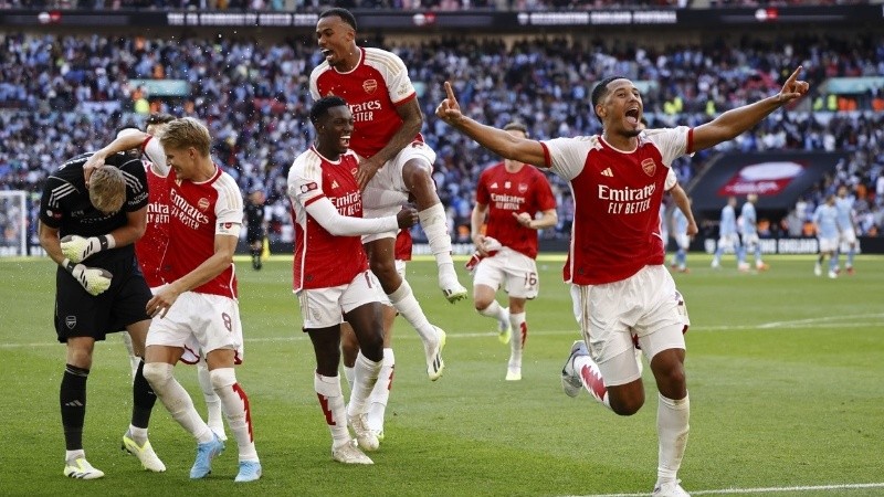 El festejo fue para los de Londres.