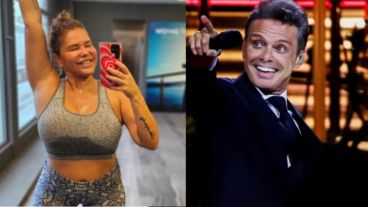 Nazarena Vélez y Luis Miguel.