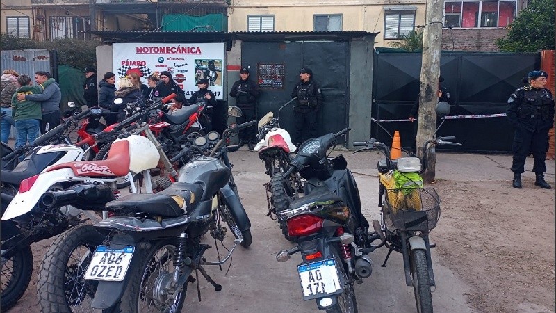 El hecho fue en calle Chubut al 7500.