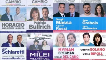 Habrá 22 fórmulas presidenciales para elegir el domingo.
