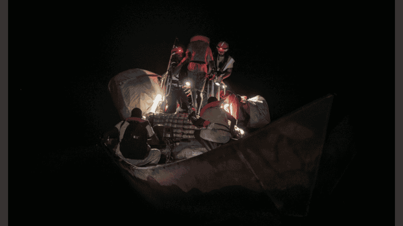 El rescate fue en la zona del Mediterráneo central.