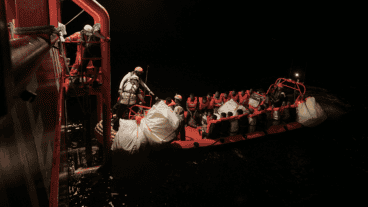 El rescate fue en la zona del Mediterráneo central.