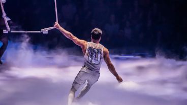 "Estamos felices de poder hacer este show en Rosario", afirmó Tomás Gestoso Saenz, publicista de "Messi10", el show del Cirque du Soleil