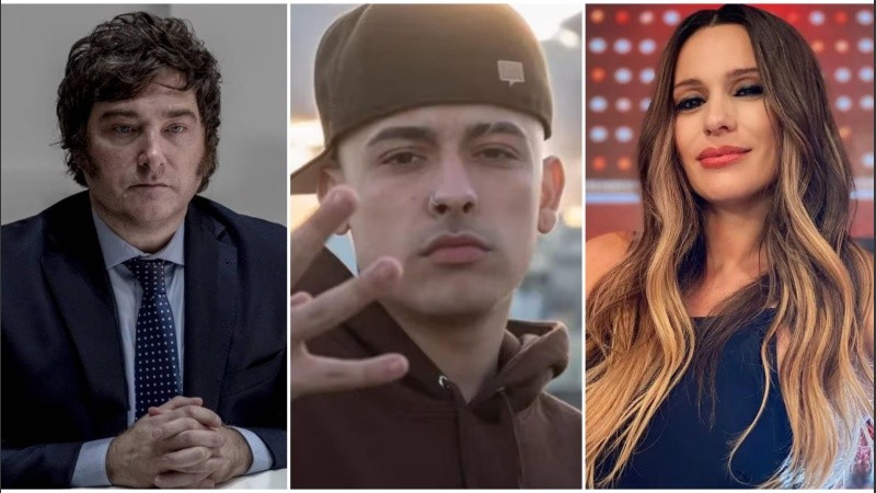 Javier Milei, Trueno y Pampita.