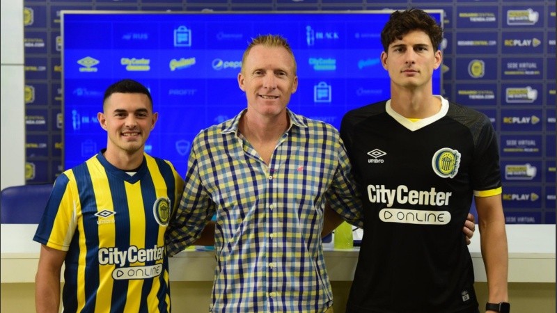 Lovera, Lusenhoff y Werner en la conferencia de prensa desde Arroyo Seco.