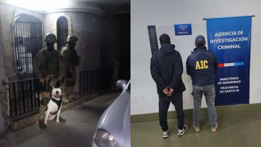 Gorriti al 6100, uno de los puntos allanados por la TOE; y un arrestado por la AIC.