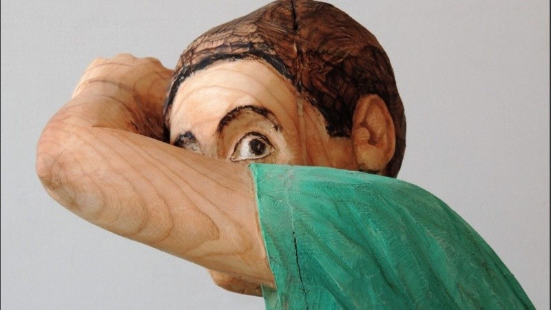 Una de las obras que integra la muestra 