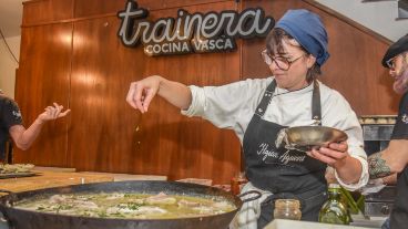 El centro Vasco, uno de los lugares más elegidos por los rosarinos durante el fin de semana.