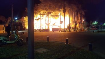 Pérdidas materiales totales en el local gastronómico.