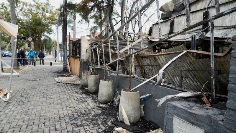 Así quedó Nenina después del fuego