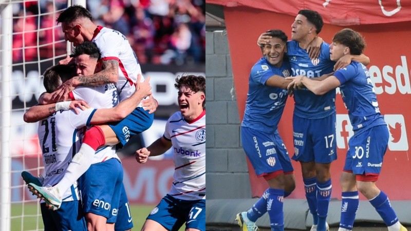 Alegría en San Lorenzo por el empate agónico, festejos de Unión en La Plata por un buen triunfo ante el Pincha.