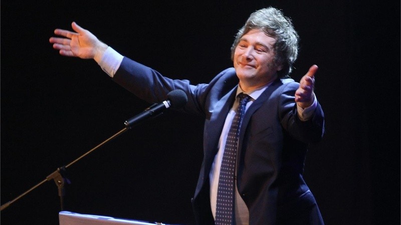 El candidato de La Libertad Avanza, Javier Milei.