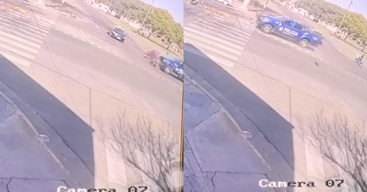 Video así fue el choque en 27 de Febrero y Buenos Aires en plena