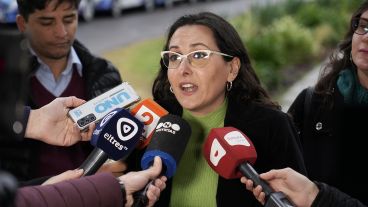 Así llegaban los candidatos para el debate en televisión.